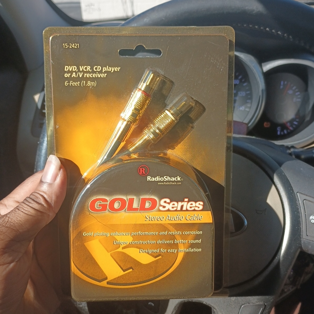 RadioShack Gold Series Stereo Audio Cable - Gold